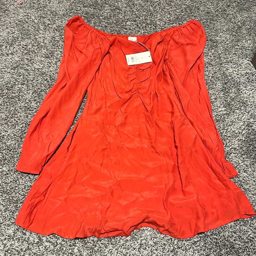 Off shoulder mini dress